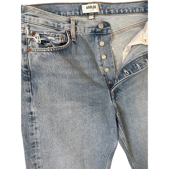 AGOLDE 90's Mid Rise Loose Fit Jeans Snapshot‎ Size 28 - Picture 6 of 11